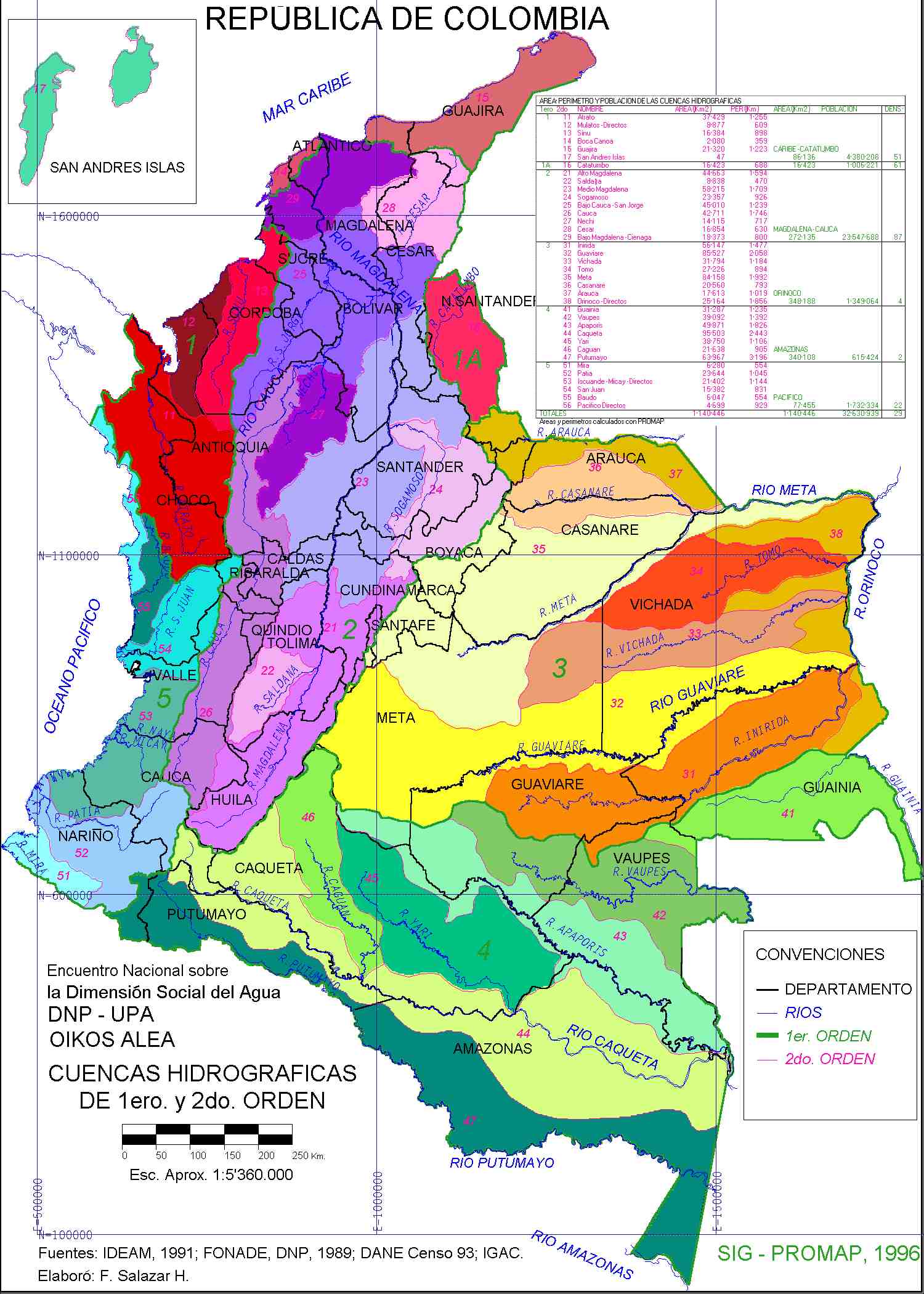 Mapa De Colombia Ubicando Los Grupos Indigenas Actuales